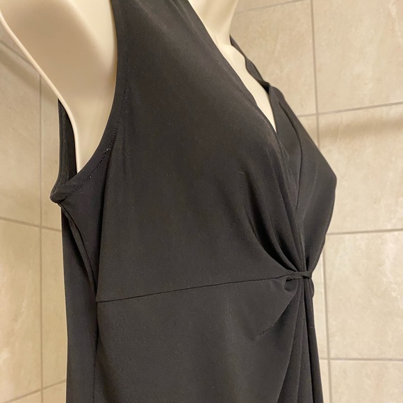 EUC Kasper Separates V-neck sleeveless top with bust gathering detail, size PM - Picture 6 of 8